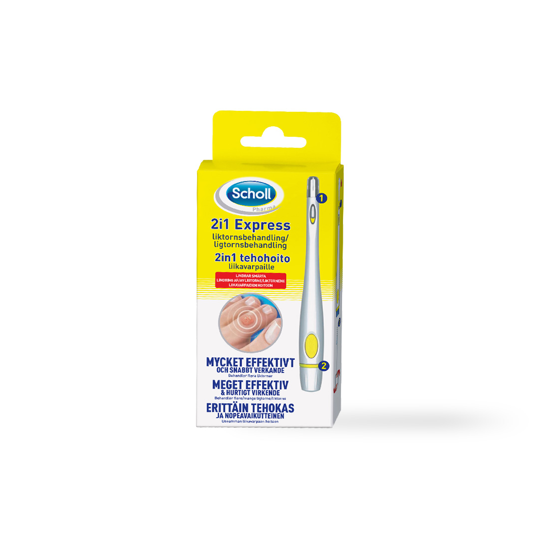 Scholl 2in1 tehohoito liikavarpaille - Pharma